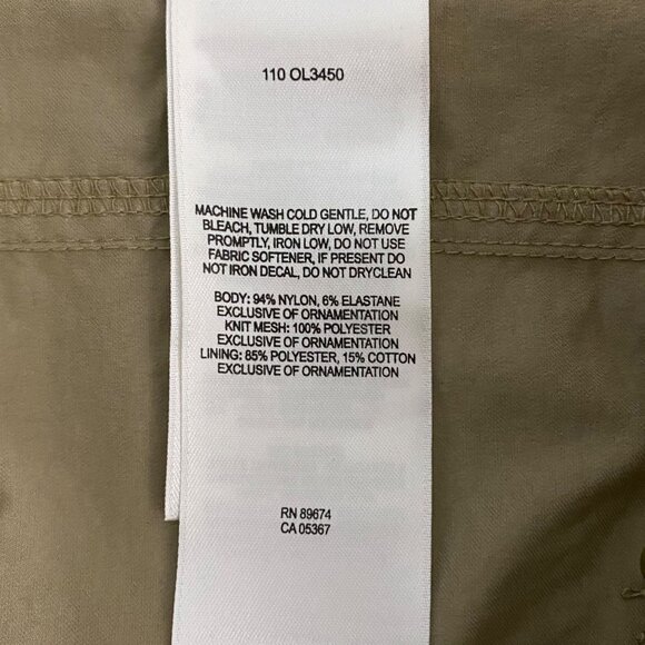 Mountain Hardwear La Strada Travel Skirt Tan Women's 6 Stretch Outdoors Hiking - Picture 9 of 10